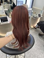 ロンド マーレ 天神大名店(Lond mare) ピンクブラウン/暖色カラー/カシスピンク/韓国ヘア/顔周りカット