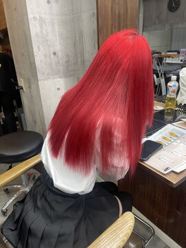 ラフ(LAFF) #バレイヤージュ#グレージュカラー#ボブウルフ#ココアベージュ