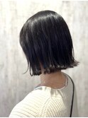 【tetote村山のサロンスタイル】ヘルシースタイル / 外はねボブ