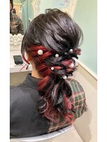 セットサロン マオ(MAO)&nbsp;MAOインナーカラーローポニー