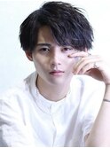 サニーアップショート『スパイラルパーマ×刈上げアップバング』