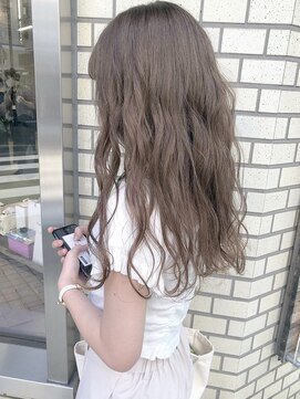 ラック 本厚木店(LUCK) アッシュベージュカラー/ケアブリーチ/ブリーチ/カット