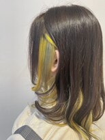ヘアポジション 大曲飯田店(HAIR Position)&nbsp;インナー　イエロー×シルバー
