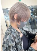 【soso 伊勢田】ショートウルフ×グレージュ【横浜/ブリーチ】