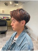 MEN'S HAIRクロスバングマッシュウルフ