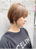 切りっぱなしボブ/エアリーロング/美髪/ピンクブラウン/ 浦和