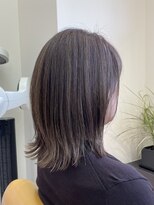 キサ ファータ 恵比寿(kisa fata) 大人 ハイライト ミディアム 白髪ぼかし 髪質改善