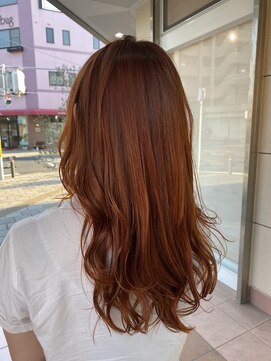 アントワープヘアー 知多半田駅前店(Antwerp hair) オレンジブラウン