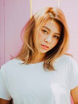 スタリー(Starry)&nbsp;ハイトーンかきあげスタイル20代/30代/40代/ハレマチ通り