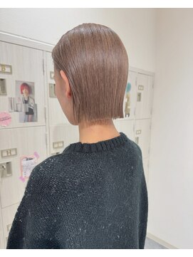 パプスドコワフュール 甲子園口店(Pap's de coiffeur) 切りっぱなしミルクティー