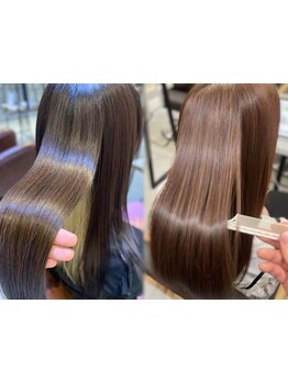 髪質改善トリートメントで、ダメージ毛を徹底補修！自分史上最高のツヤと手触りを実感♪【渋谷/表参道】