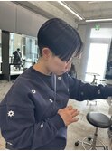 ニュアンスパーマ/センターパート[梅田駅/中崎町]