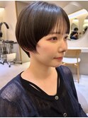 大人ショートボブ/ニュアンスパーマ/ナチュラルパーマ表参道