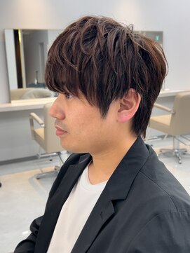 ネイロ 北千住(NeiRo) メンズマッシュ刈り上げ波巻きツイストスパイラルパーマ北千住