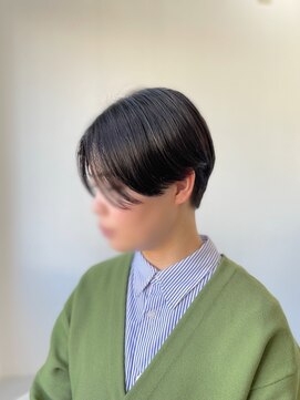 ソイクフ 四条大宮店(SOY-KUFU) 20代30代40代◎くびれヘアハンサムショートナチュラルハイライト