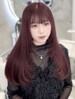 エヌアイ オモテサンドウ(ni omotesando) ピンクカラー＊ブリーチなしダブルカラー＊韓国レイヤーカット