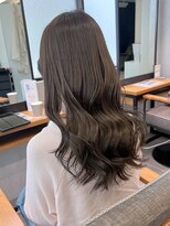 ミュラ(mulah)&nbsp;くすみカラーアッシュベージュ＊透明感カラーラフウェーブ