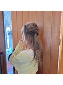ラベンダーミルクティー　おでかけヘアセット