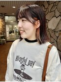 orange beige × bob