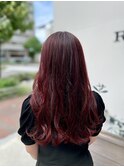 艶髪×チェリーブラウン