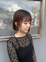 キュオンシア(CUEON. ciea)&nbsp;ミニボブ×暖色カラー
