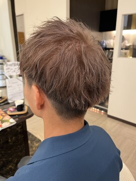 メンズゴエン(Men's goen) ミルクティーベージュ/軽めのマッシュ