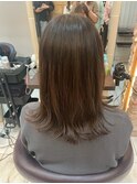 髪質改善/顔周りレイヤーカット/グレージュ[千葉/千葉駅]