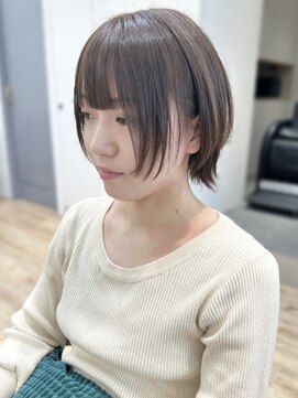 セイドット リー(Say. Ree) say.ショートボブひし形ショートホワイトシルバーハイライト