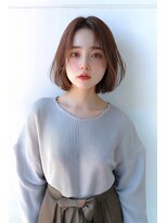 リル(Rire)&nbsp;大人小顔ナチュラボブ前髪なし30代40代50代