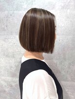 バランス 原宿 表参道(balance) ヘーゼルグレージュハイライト×ボブ YUKA