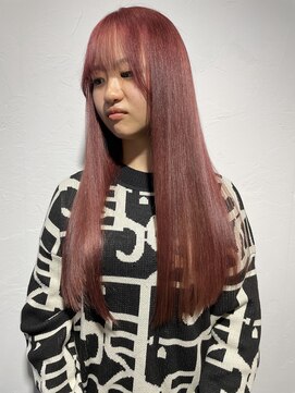 トレフ(Trefle) 顔周りカット/ダスティピンク