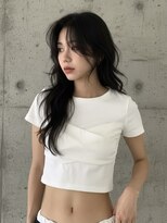 エイチ ウルフカット 大阪梅田(811) レイヤーボブヘアカラーバレイヤージュ50代くるみちゃんヘア