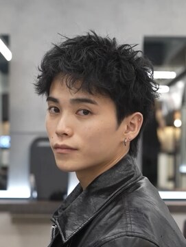 アンサー 渋谷(ANSWER) ルーズショートスパイキーショート短髪ツイストルーズパーマ