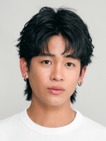 テン 心斎橋(tenn.)&nbsp;フェザーショートフェザーパーマニュアンスパーマショートヘア