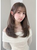 【votan_はまひ】髪質改善/ブラウンカラー/前髪カット/顔周り