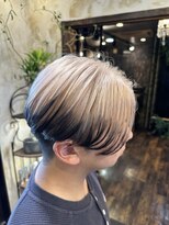 ヘアー クリエイト カルバリ(HAIR CREATE Calbari)&nbsp;ホワイトブロンド×エンドカラー