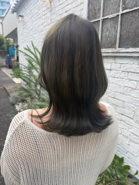 シャロン(SHARON) 【SHARON】20代30代　オリーブグレージュくびれミディアム