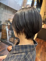 グランアージュ 池袋東口店(grandage) 乾かすだけでまとまる♪丸みショートボブ×自然な縮毛矯正