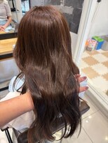 アース 郡山コスモス通り店(HAIR&MAKE EARTH)&nbsp;ナチュラルブラウン×大人可愛いゆるふわシフォンロング