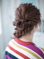 美容室 リズヘアー 稲毛店(Riz hair)&nbsp;流しあみこみアレンジ【稲毛】
