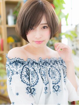 カバーヘア ブリス 川口(COVER HAIR bliss) *bliss川口*斜めバング×前下がり☆センシュアルショートc2!