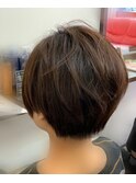 高知 美容室 shiny  ショートボブ