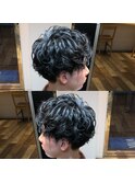 お客様スタイル☆フェザーマッシュ☆ハーフスパイラルパーマ☆