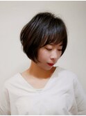 大人かわいい髪質改善ショートボブ