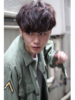 ブークル(boucle)&nbsp;前髪重めのニュアンスパーマナチュラルマッシュ