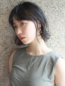 モリオ フロム ロンドン 成増店 【morio成増】耳かけ　春夏　毛先パーマ大人　ショートボブ