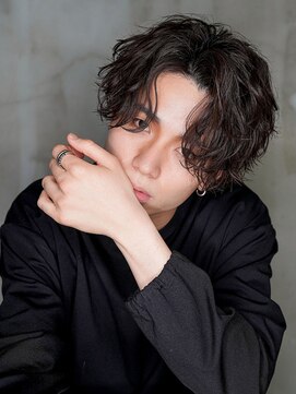 メンズヘアセンス 渋谷(MEN'S HAIR SENSE) 【SENSE渋谷】ゆるスパイラルセンターパート