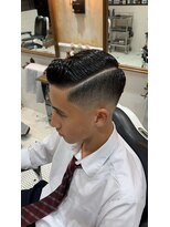 バーバーブロス 吉祥寺店(BARBER BROS) 【LUDLOW BROS.】KurashigeMiyabi  サイドパート フェード