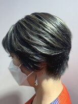 グラッシー センター北店(GLASSI)&nbsp;【GLASSI】大人かわいい小顔ショート★ハイライト★脱白髪染め