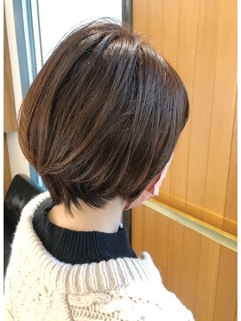 シャメル(Chamel) 小顔立体感丸みショート◇20代30代40代50代ヘアスタイル